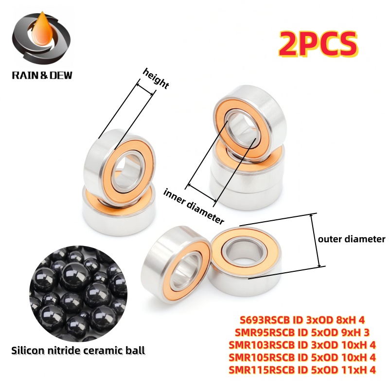2PCS Miniature Ball Bearing 3x - Baitcasting Reel 评论和价格